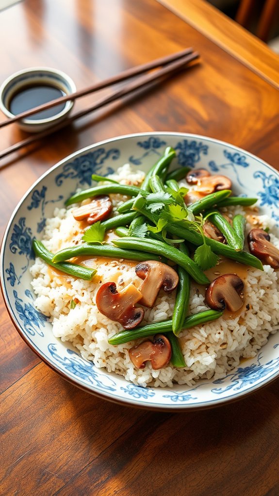 asian green bean casserole