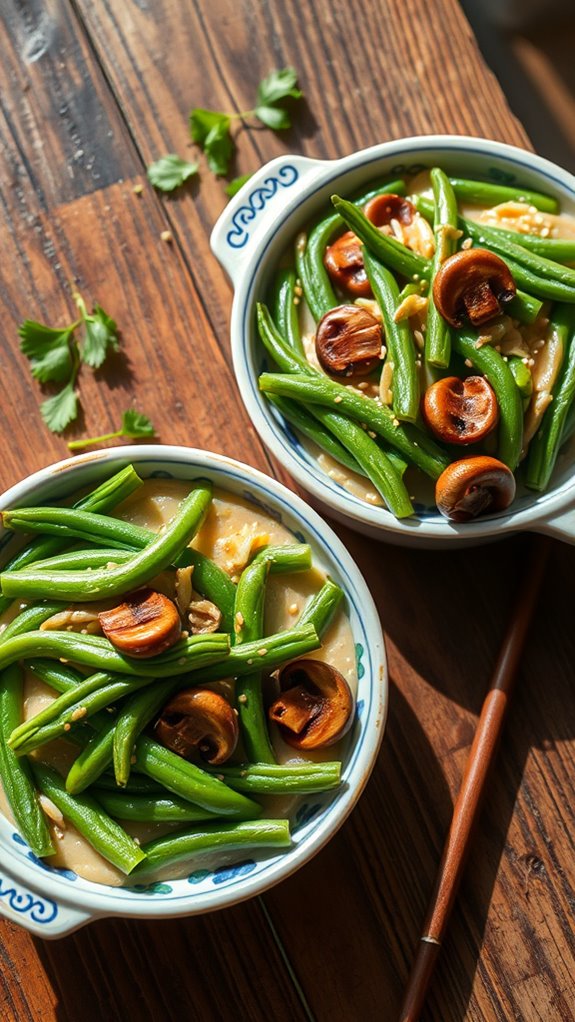 asian green bean casserole