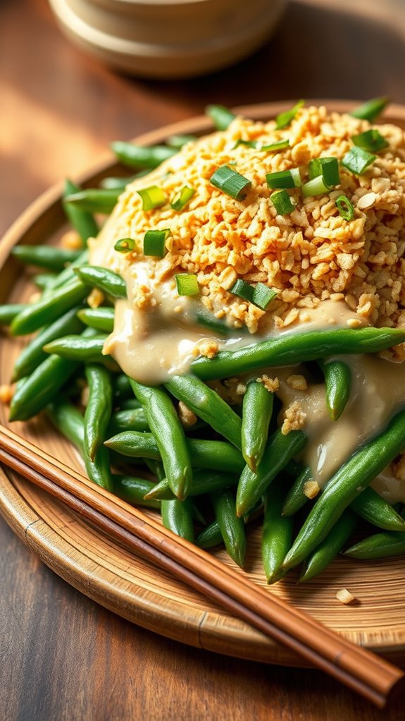 asian green bean casserole