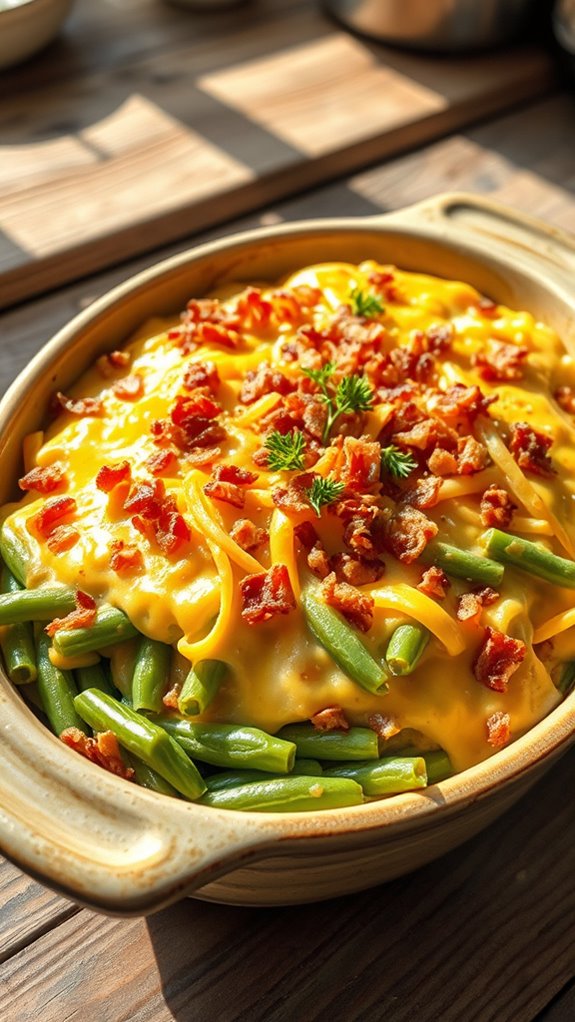 bacon and cheese casserole