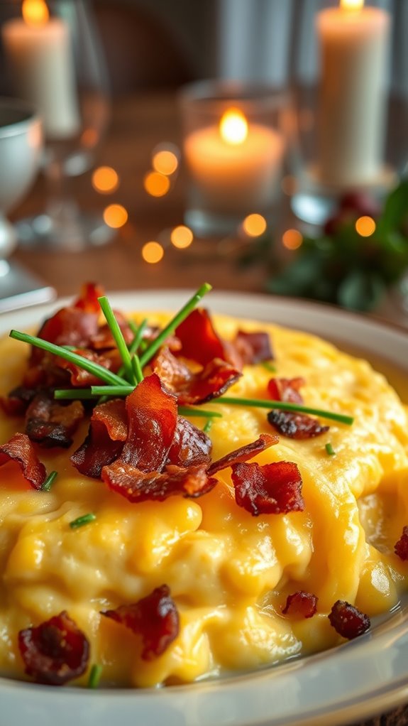 bacon and chive corn pudding