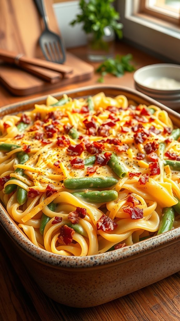 bacon ranch cheddar casserole