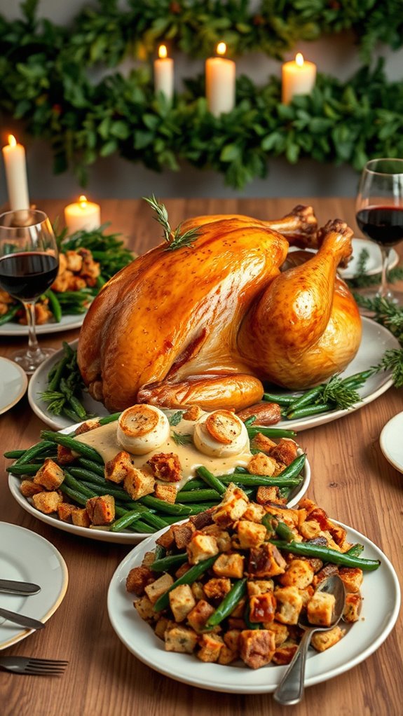 bacon stuffed green bean casserole