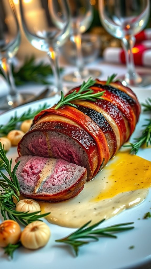 bacon wrapped tenderloin delight
