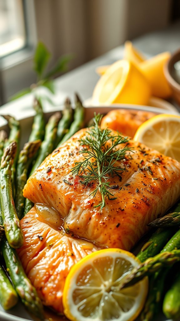 baked salmon with dill