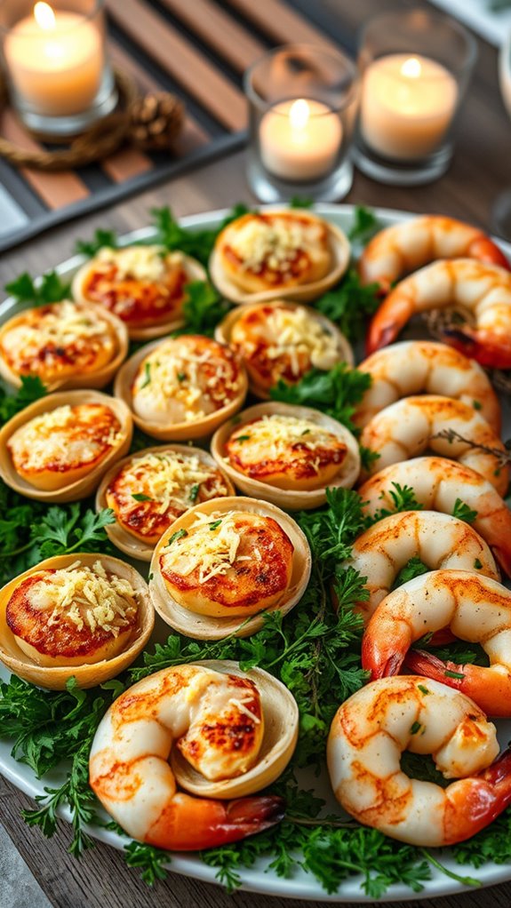 baked scallops with parmesan