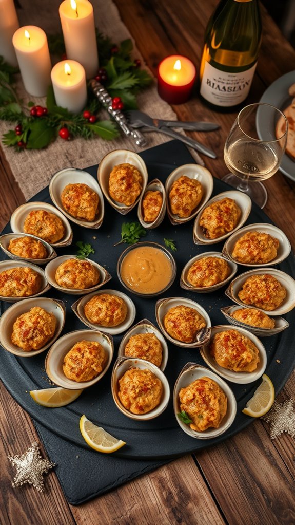 baked stuffed clams recipe