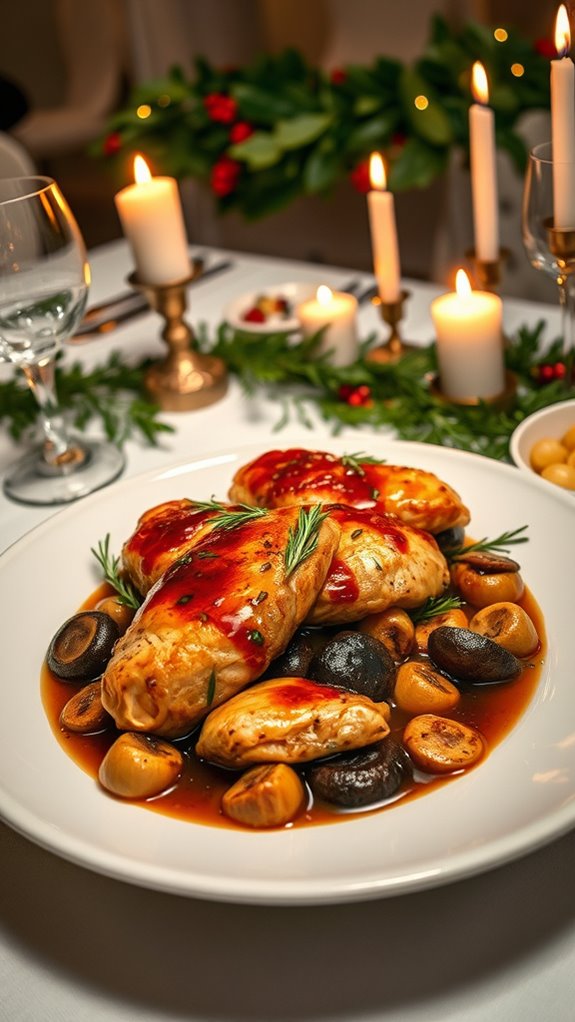 balsamic chicken with roasted garlic