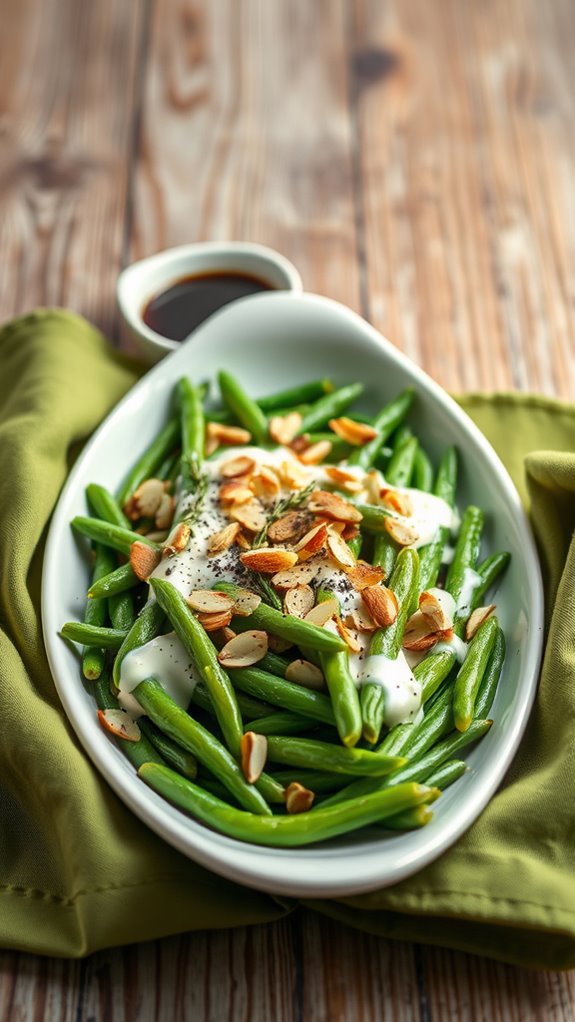 balsamic green bean casserole
