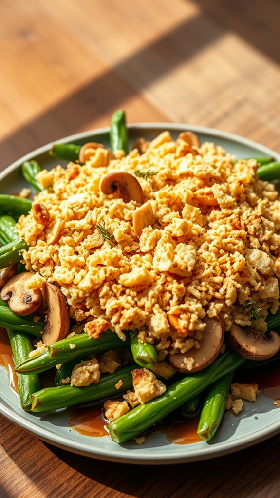 balsamic green bean casserole