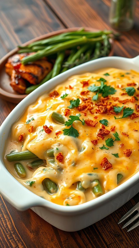 bbq chicken green bean casserole