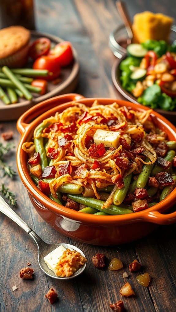 bbq green bean casserole recipe