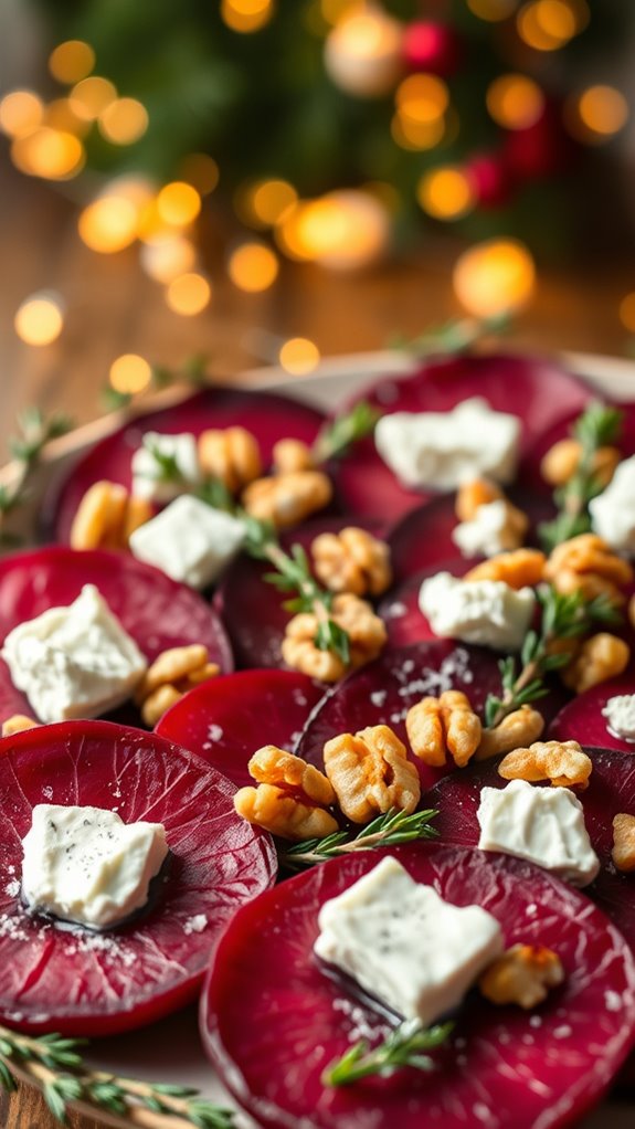 beet and goat cheese salad