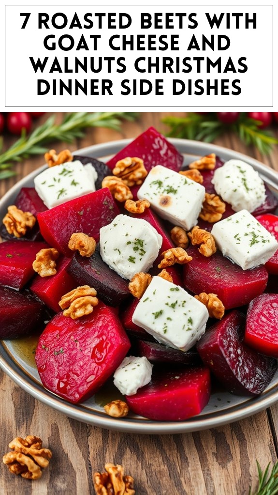 beets with cheese topping