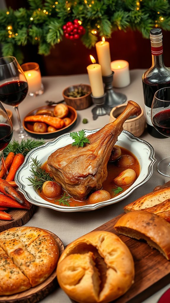 braised veal shanks delicacy