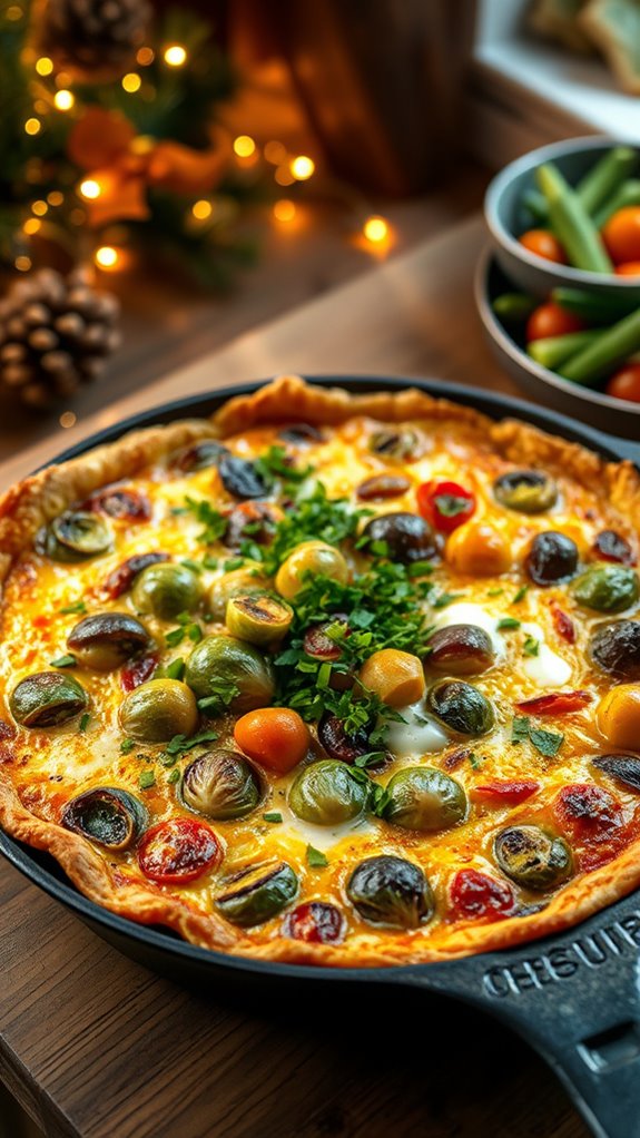 brussels sprouts gruy re cheese frittata