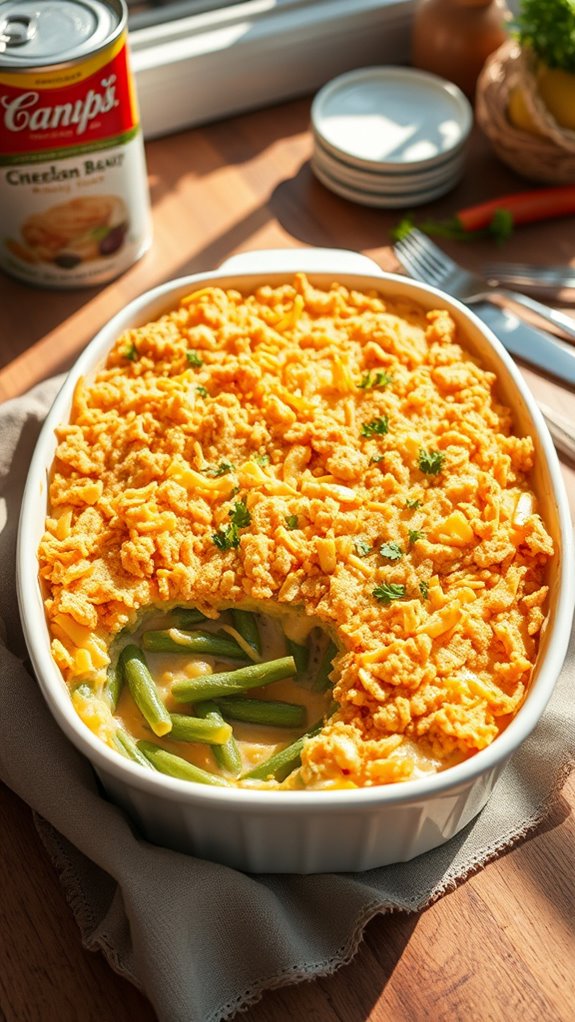 cheddar green bean casserole