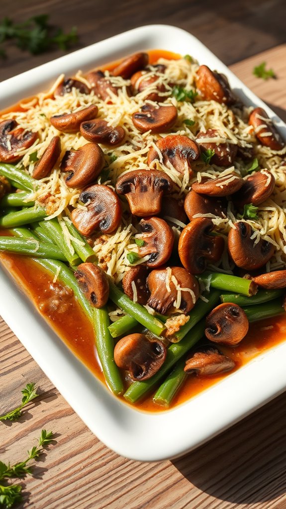 cheesy beef broth casserole