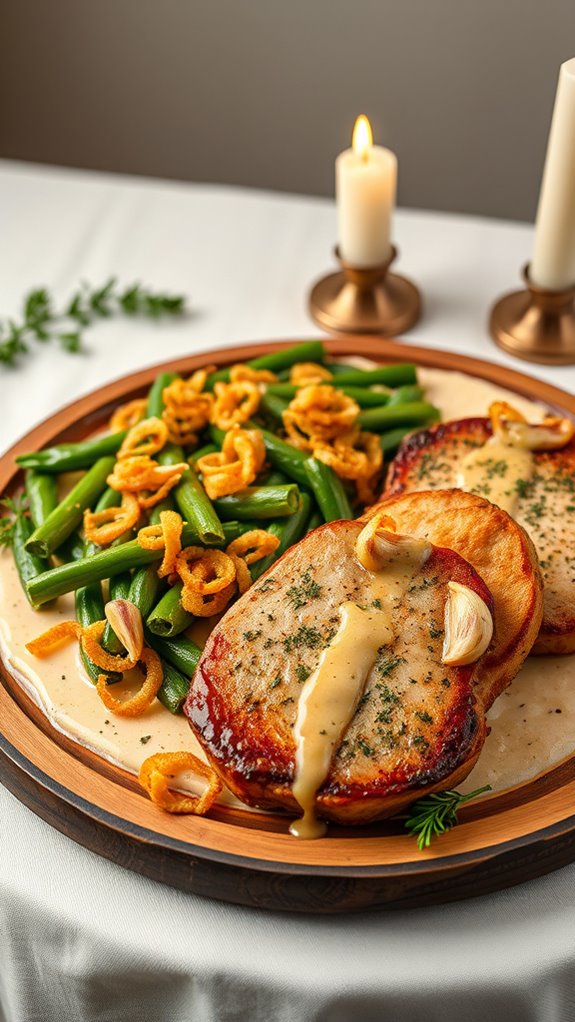 cheesy casserole with pork