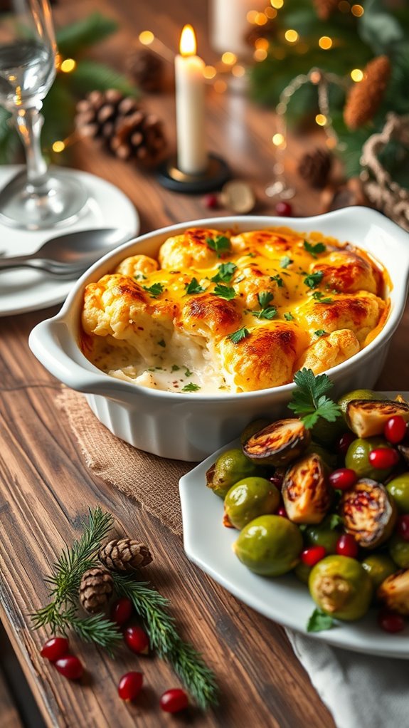 cheesy cauliflower gratin recipe