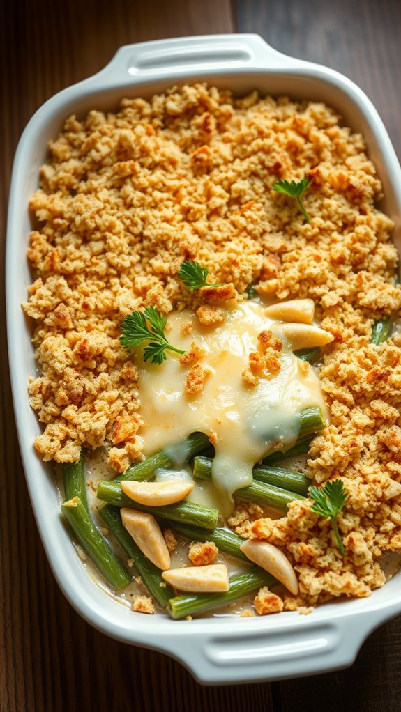 cheesy garlic butter green beans