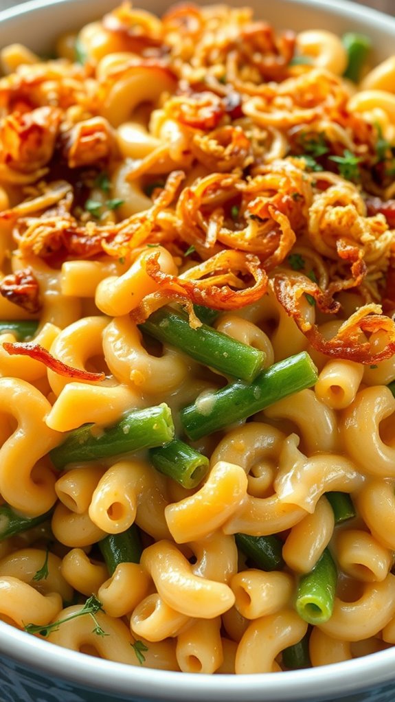 cheesy green bean casserole