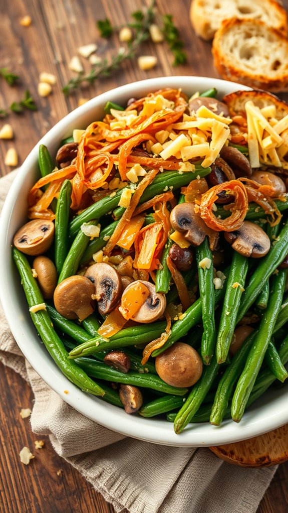 cheesy green bean casserole