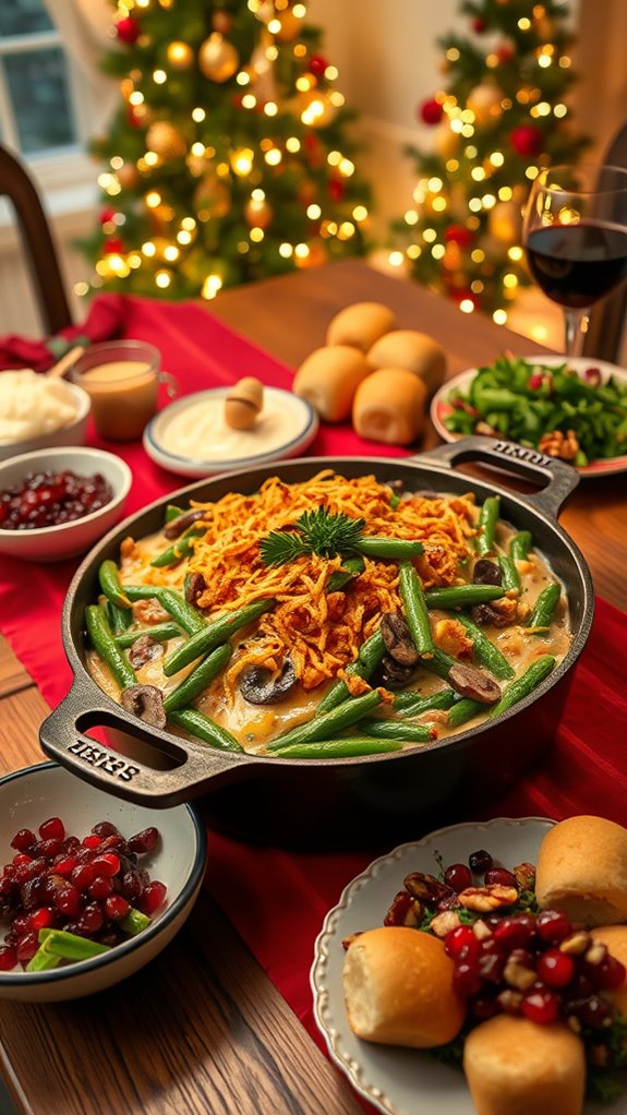 cheesy green bean casserole