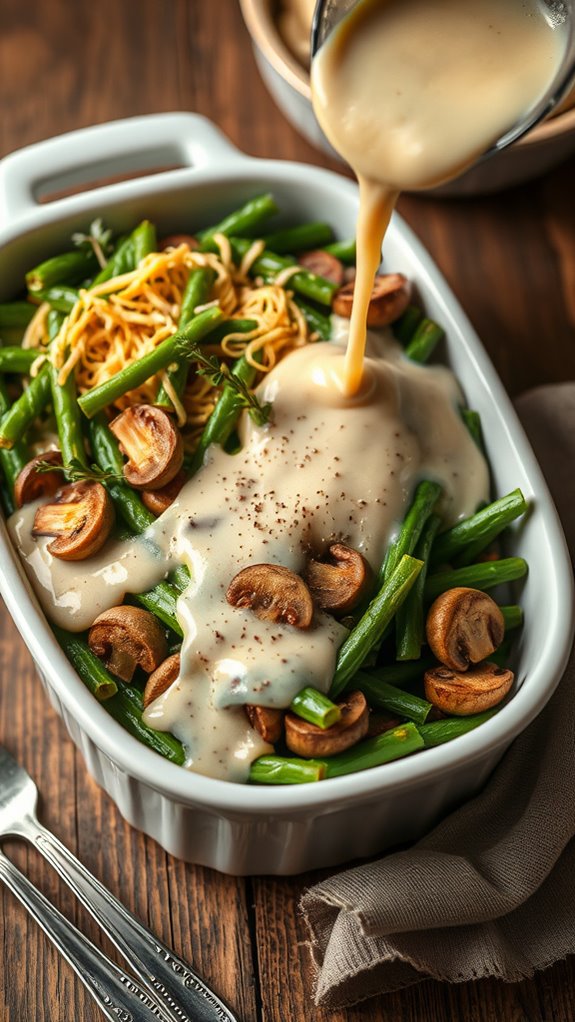 cheesy green bean casserole