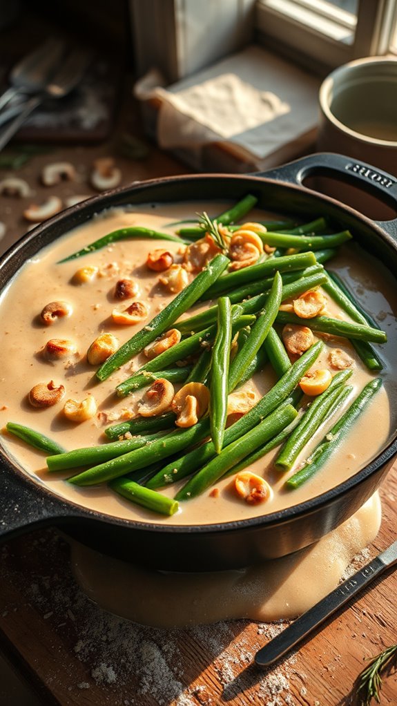 cheesy green bean casserole