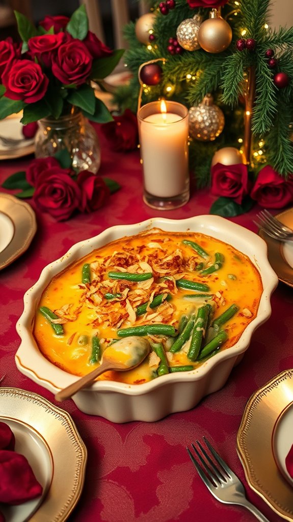 cheesy green bean casserole
