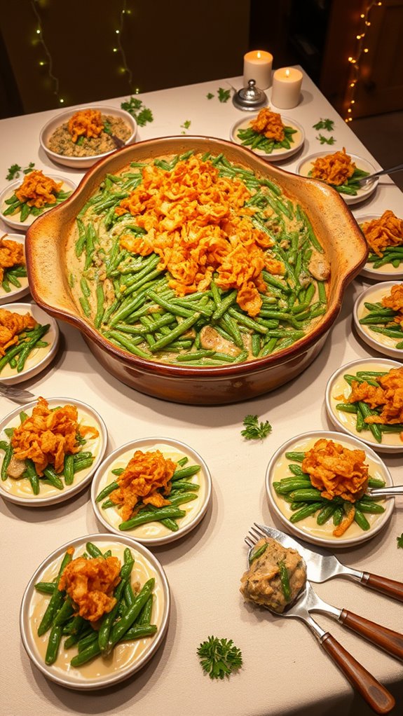 cheesy green bean casserole