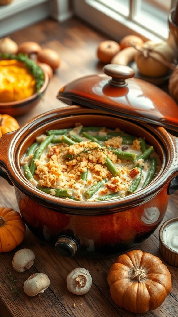 cheesy green bean goodness