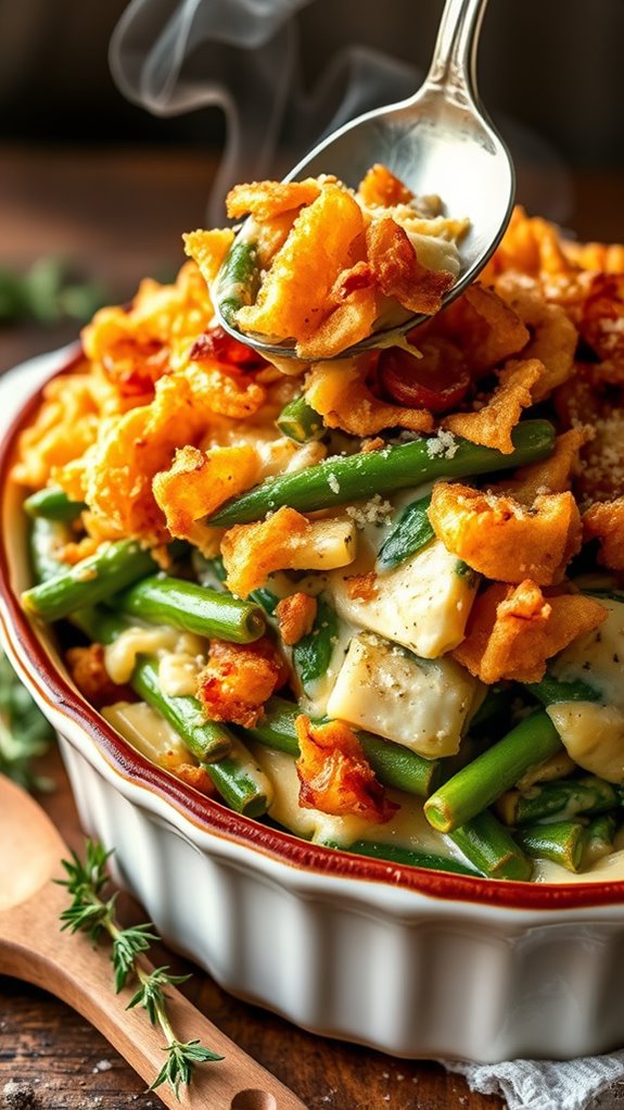 cheesy spinach artichoke casserole