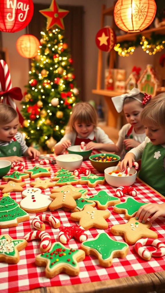 christmas cookie decorating fun