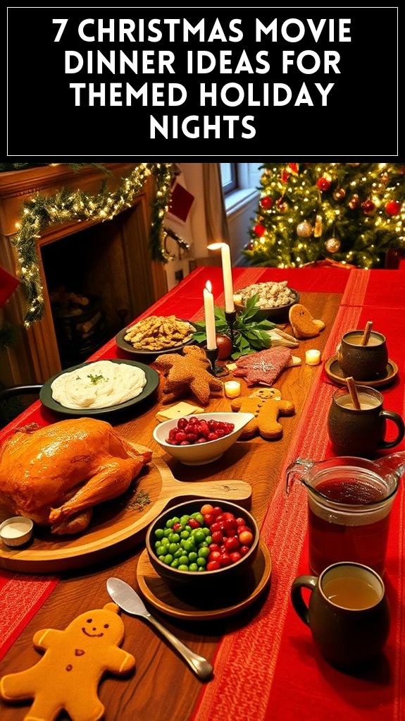 christmas movie themed dinners