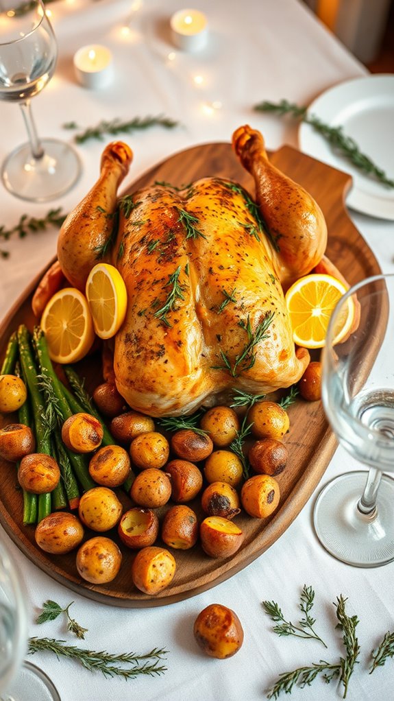 citrus herb roasted chicken