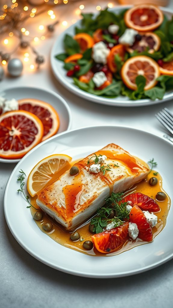 citrus salad with goat cheese