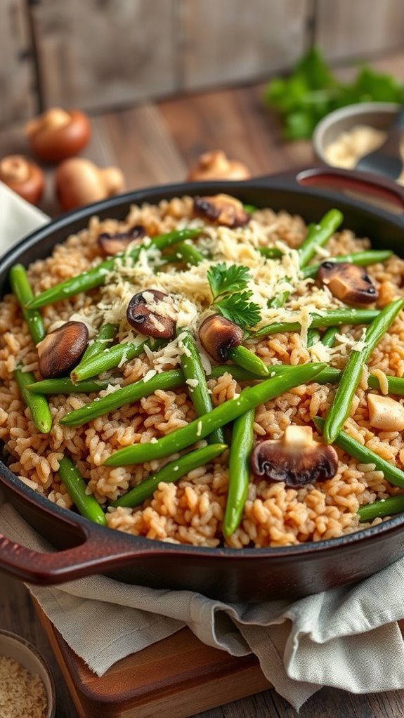 classic skillet green beans