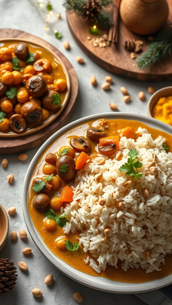 coconut curry with chickpeas