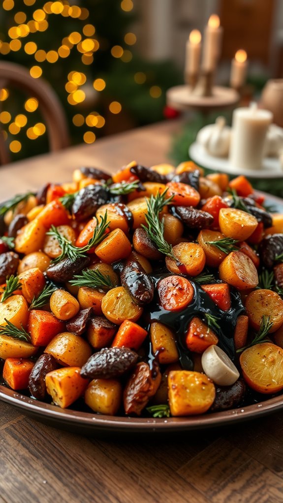 colorful roasted vegetable medley