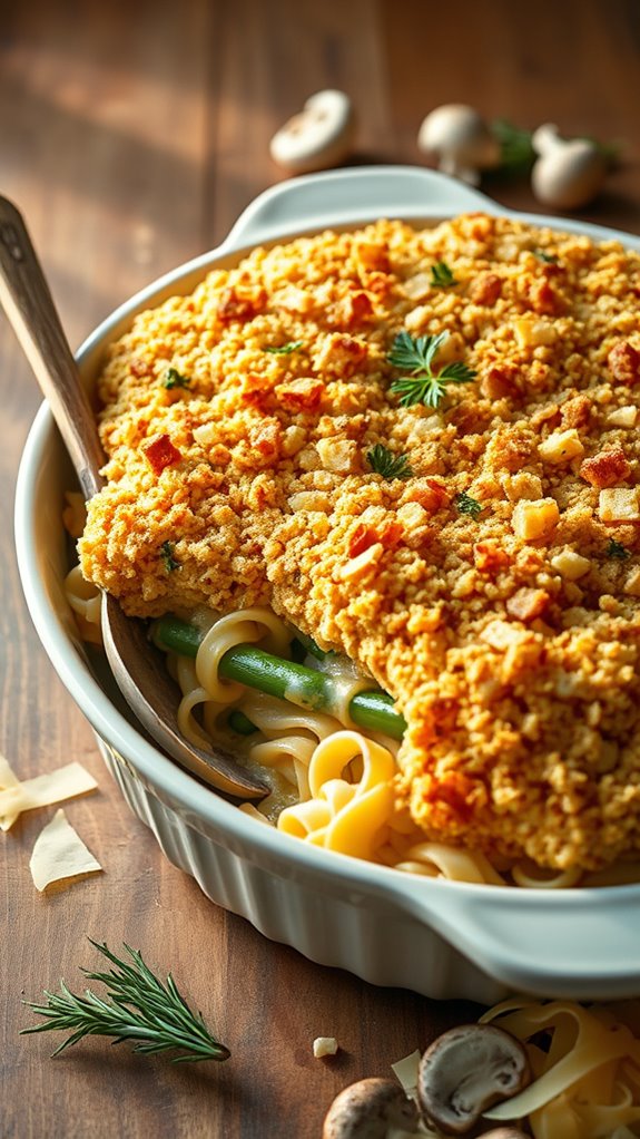 comforting cheesy chicken casserole