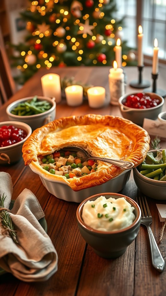 comforting chicken pot pie