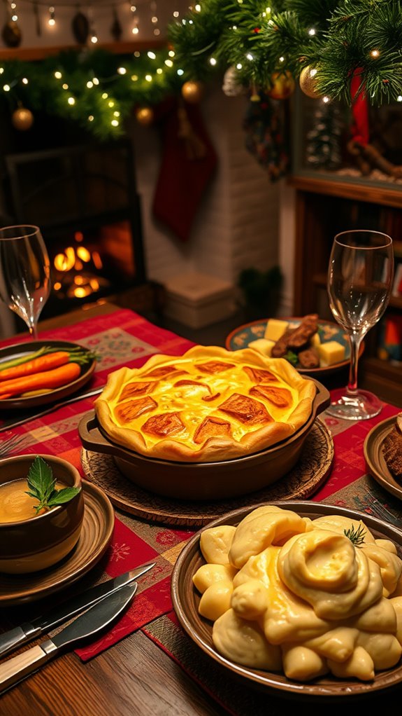 comforting creamy vegetable pie