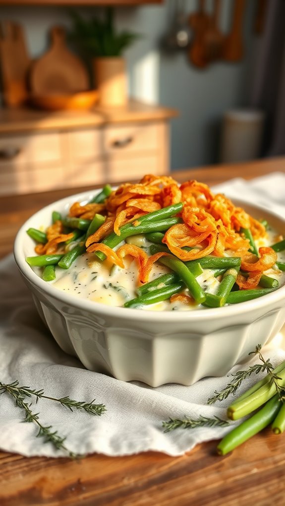 comforting green bean casserole