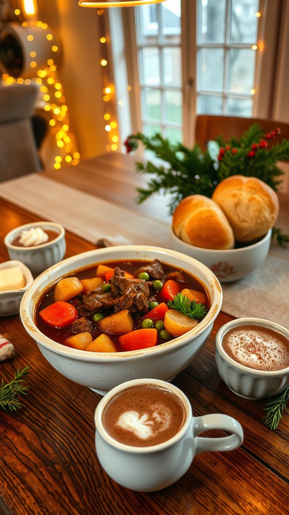 comforting slow cooked beef stew