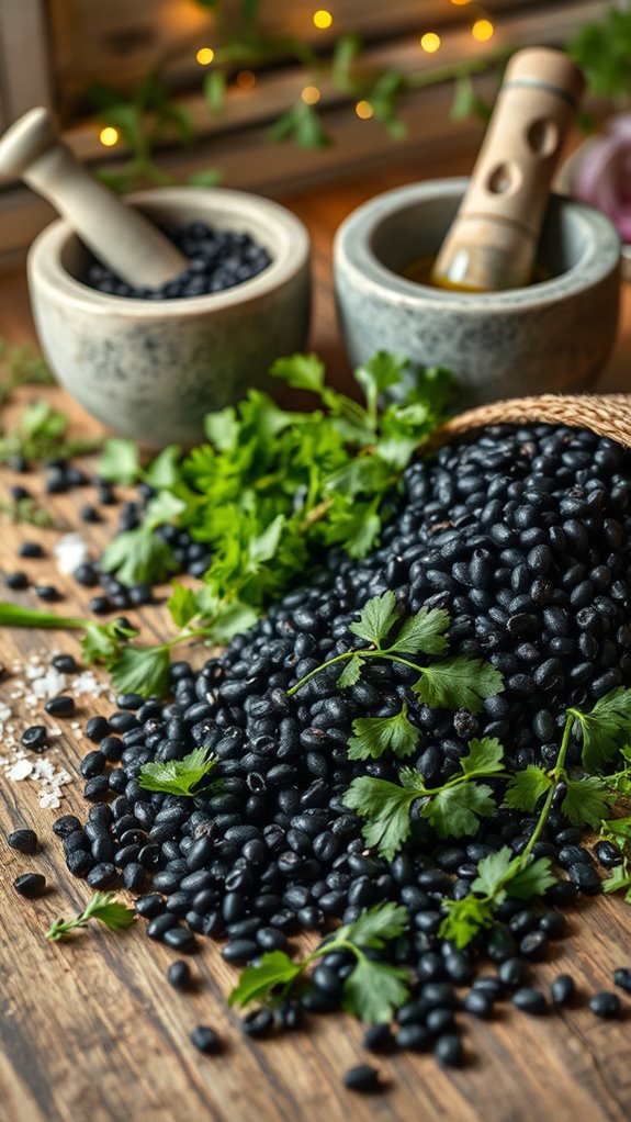 cooking black lentils correctly
