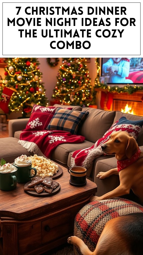 cozy christmas movie night