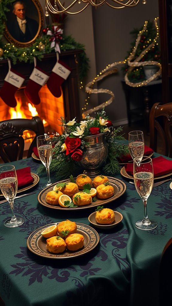 crab cakes champagne elegance