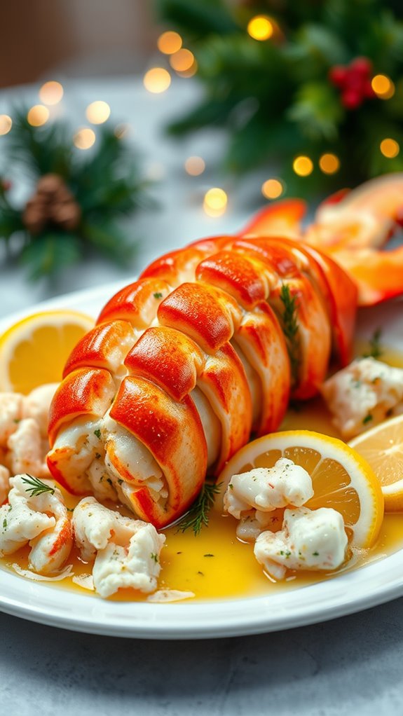 crab stuffed lobster tails recipe